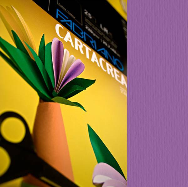 Cartacrea Fabriano Elle Erre 35x50 pz.10 viola
