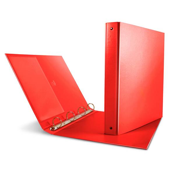Raccoglitore Nettuno Sei Rota - A4 - 4 Anelli a D 17 mm - 36801742 (Rosso)-0