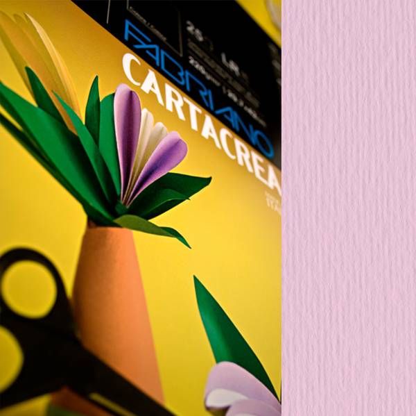 Cartacrea Fabriano Elle Erre 35x50 pz.10 rosa