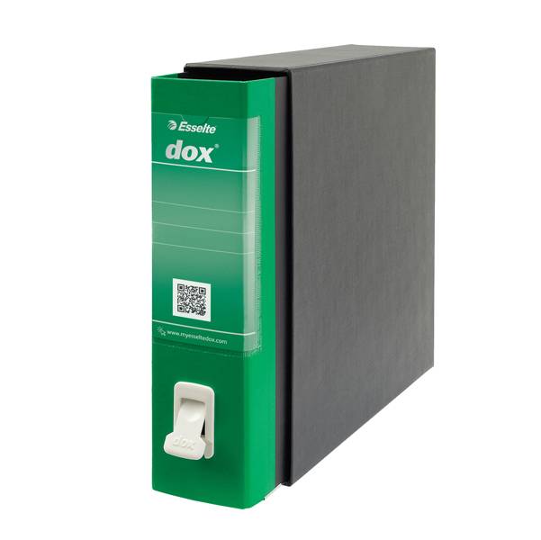 Registratore Dox 2 Rexel - Protocollo - Dorso 8 - 23x34 cm - D26214 (Verde)-0