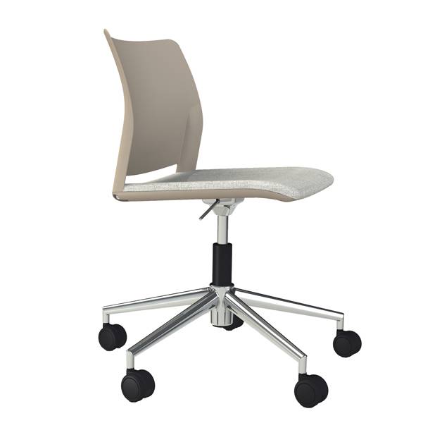 Seduta Home/Office Alpha APGT - senza braccioli - beige - Unist-0