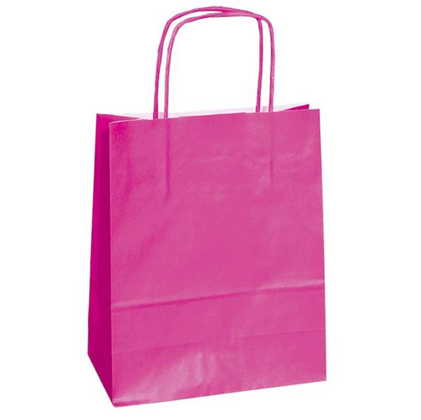 Shopper in Carta Mainetti Bags - 14x9x20 cm - 079771 (Magenta Conf. 25)