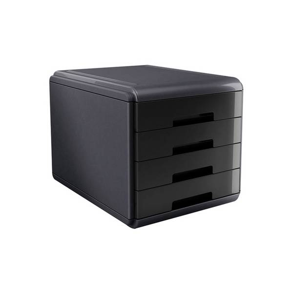 ARDA Cassettiera MyDesk 4 Cassetti My Desk Nero