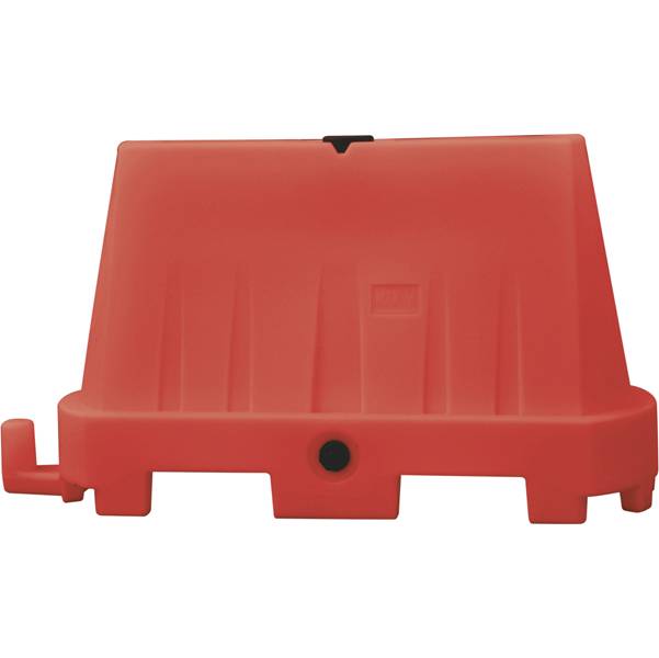 Barriera stradale tipo New Jersey - 100x40x70 cm - rosso-0