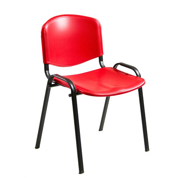 Sedia da Attesa Dado Unisit - Plastica - D5PS/RO (Rosso)-0