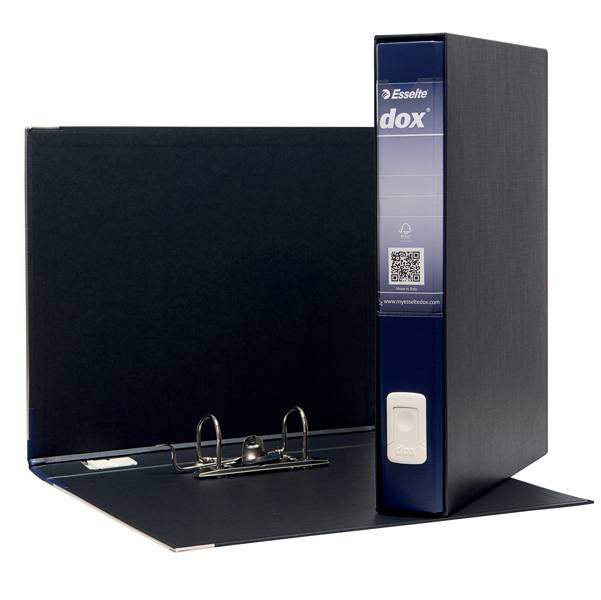 Registratore Dox 5 Rexel - Protocollo - Dorso 5 - 23x34 cm - D26504 (Blu)-0