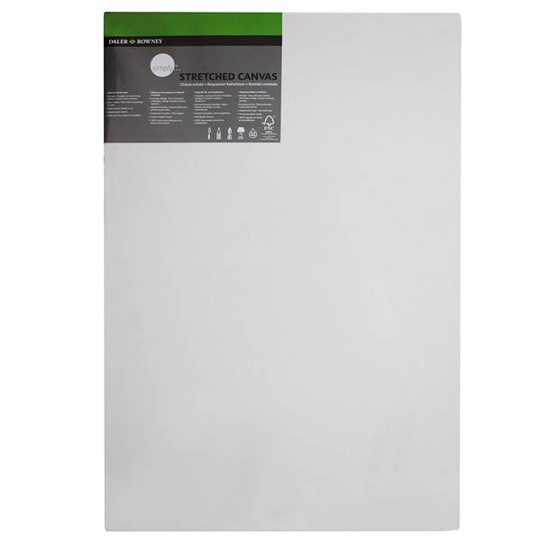 Tela con Telaio Daler-Rowney - 40x60 cm - D514084060 (Bianco Conf. 5)-0