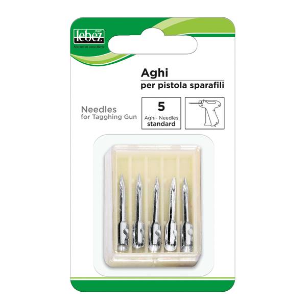 Aghi di Ricambio per Pistola Sparafili 5206 Lebez - 5262B (Argento Conf. 5)-0