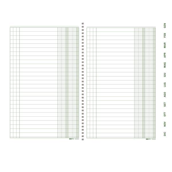 Scadenziario Spiralato Edipro - 17x24 cm - Gennaio-Dicembre - 36+12 Pagine - E4023-0