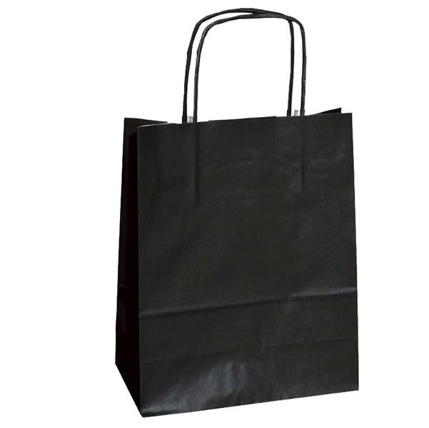 Shopper in Carta Mainetti Bags - 36x12x41 cm - 047572 (Nero Conf. 25)-0