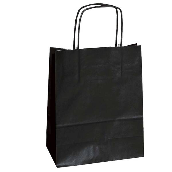 Shopper in Carta Mainetti Bags - 36x12x41 cm - 047572 (Nero Conf. 25)