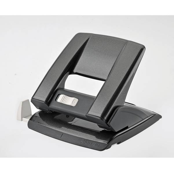 Perforatore a 2 Fori Kartia Iternet - 20 Fogli - 2045N (Nero)-0
