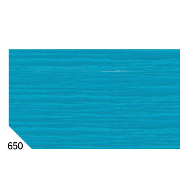 Carta Crespa Rex Sadoch - 50x250 cm - 60 g - REX 650 (Turchese Conf. 10)-0