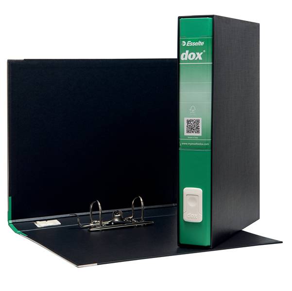 Registratore Dox 5 Rexel - Protocollo - Dorso 5 - 23x34 cm - D26514 (Verde)-0