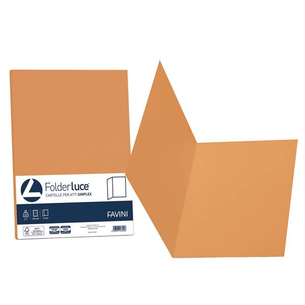 {Cartellina atti Favini pz.50 arancio}-0