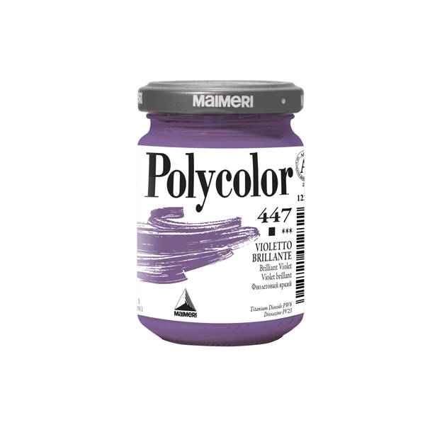 Colore vinilico Polycolor - 140 ml - violetto brillante - Maimeri-0