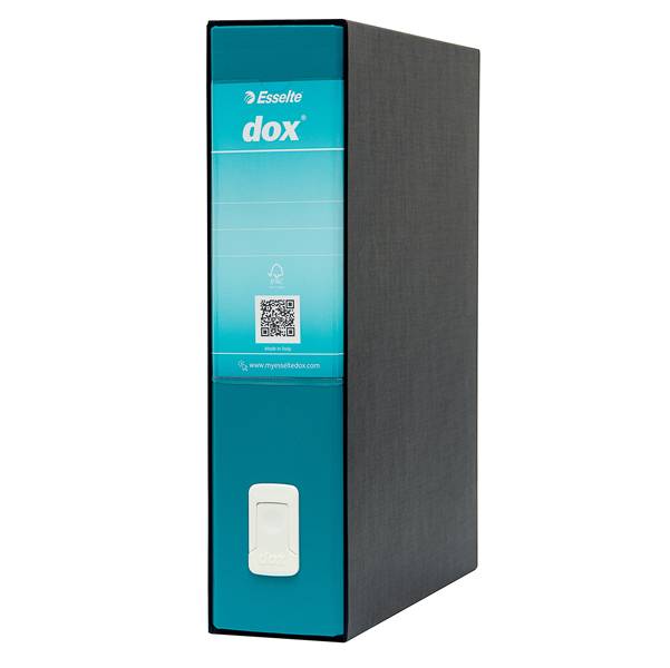 Registratore Dox 2 Rexel - Protocollo - Dorso 8 - 23x34 cm - D26212 (Verde Mare)-0