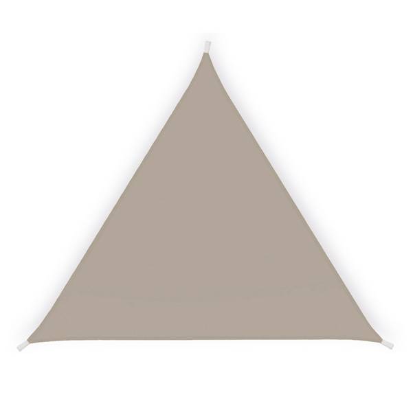 Tenda a vela triangolare ombreggiante - 3,6 x 3,6 x 3,6 mt - tortora - Garden Friend-0