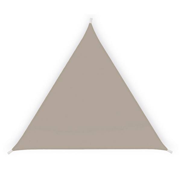 Tenda a vela triangolare ombreggiante - 3,6 x 3,6 x 3,6 mt - tortora - Garden Friend