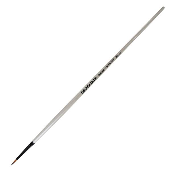 Pennello Sintetico Graduate Daler-Rowney - Punta Tonda - n. 16 - Manico Lungo - D212161016 (Conf. 3)-0