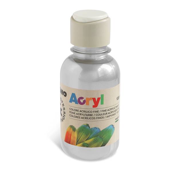 Colore Acrilico Acryl Primo Morocolor - 125 ml - 402TA125910 (Argento)-0