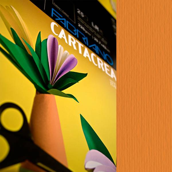 Cartacrea Fabriano Elle Erre 35x50 pz.10 arancio