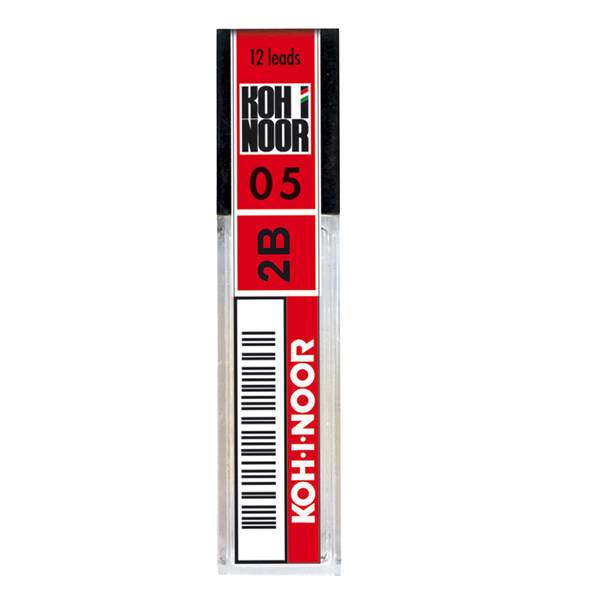 Mine Koh-i-noor - 0,5 mm - 2B - E205-2B (Conf. 12)-0