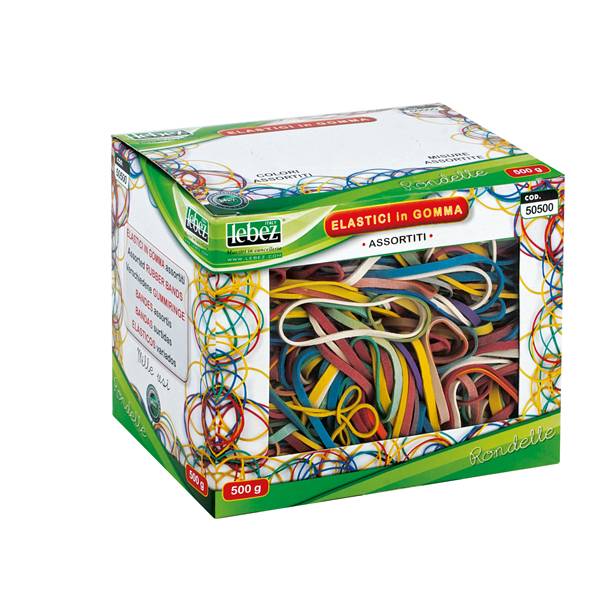 ELASTICI GOMMA ASSORTITI 500 G-0