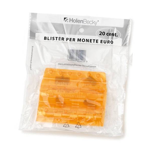 CF20BLISTER MONETE 20 CENT. TRASP. BLISTER MONETE 20 CENT. 100PZ.-0