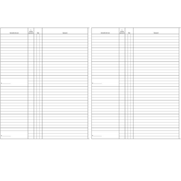 Libro Soci Edipro - 24,5x31 cm - 47 Pagine Numerate - E2376-0