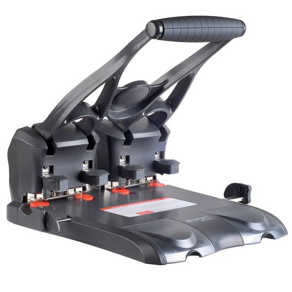 Perforatore a 4 Fori Kangaro Iternet - Alti Spessori - 2033N (Nero)-0