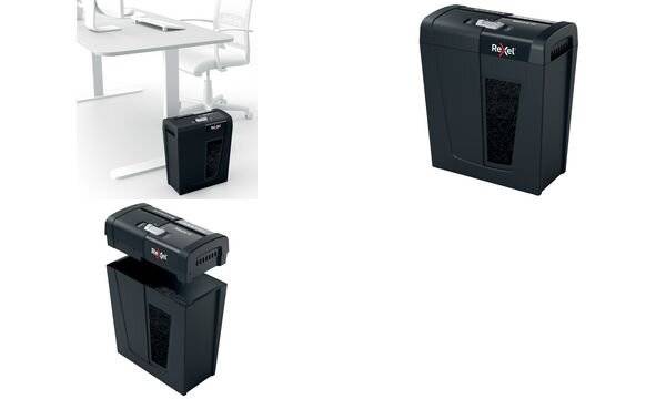 Rexel secure x8 distruggidocumenti a frammeneto capacita` 8 fogli cestino 14 lt nero-3