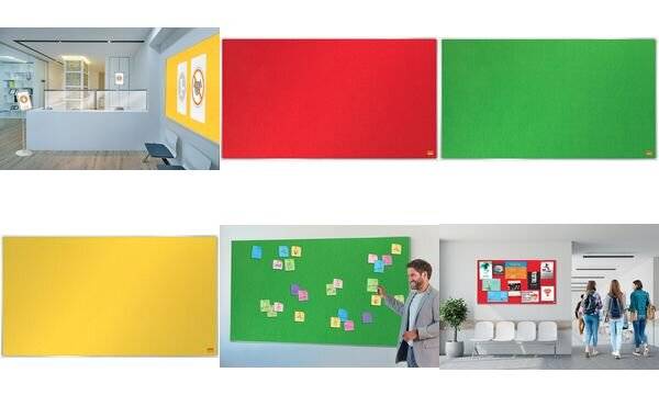 Nobo Impression Pro bacheca per appunti Interno Giallo (Nobo 1915429 Impression-4