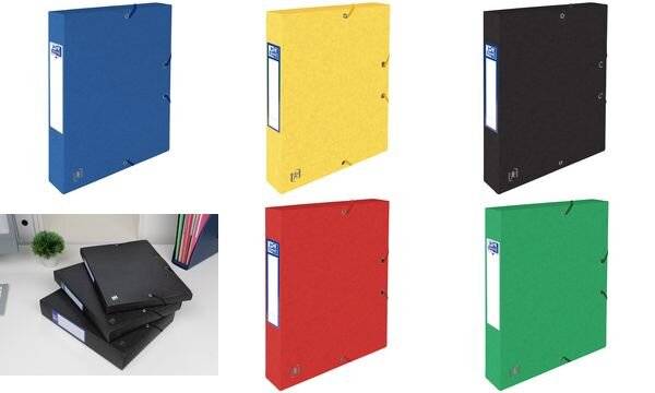 Cartella OXFORD 4 cm DIN A4 blu-2