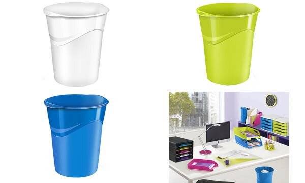 Cestino Gettacarte ProGloss 280G CEP - 14 Litri - 30,5x29x33,4 cm - 1002800351 (Blu Oceano)-1