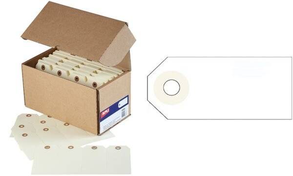 Etichetta applicata con rondella 120 x 57 mm 1.000 U.-0