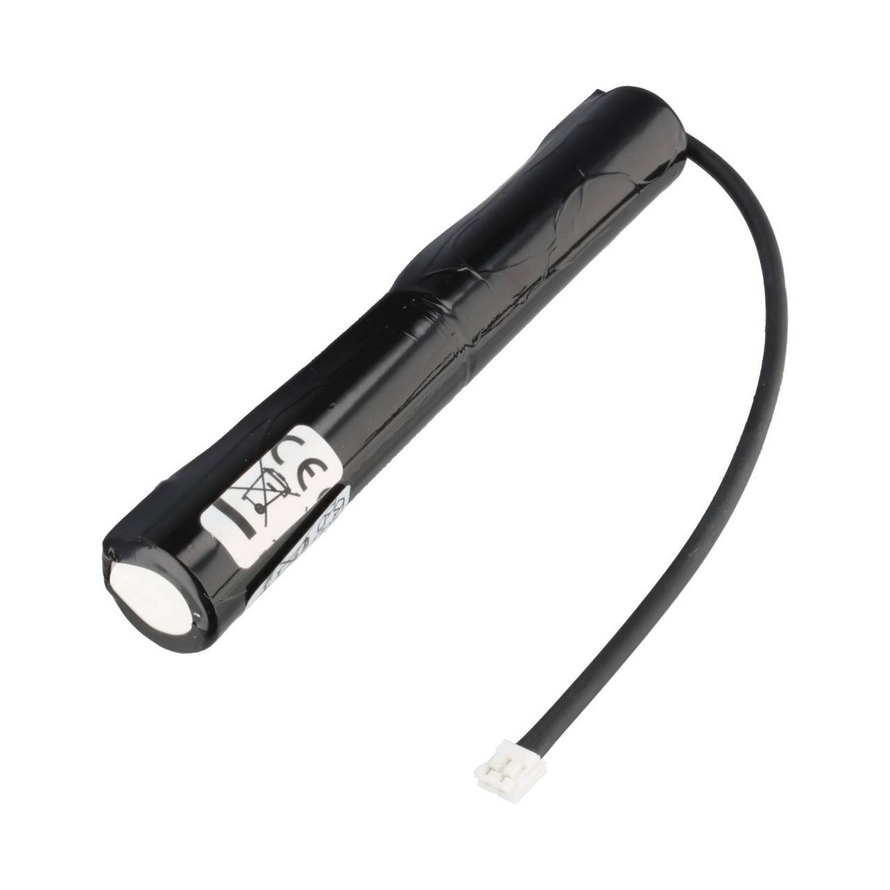 Batteria luce di emergenza per Elubat 137887, 2,4 volt con cavo e spina-2