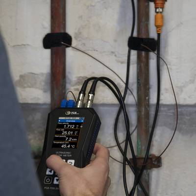 PCE Instruments Sensore ad ultrasuoni PCE-TDS 200+ ML Tensione d'esercizio (intervallo): 5 V Campo di Misura: 0 - 32 m/s-5
