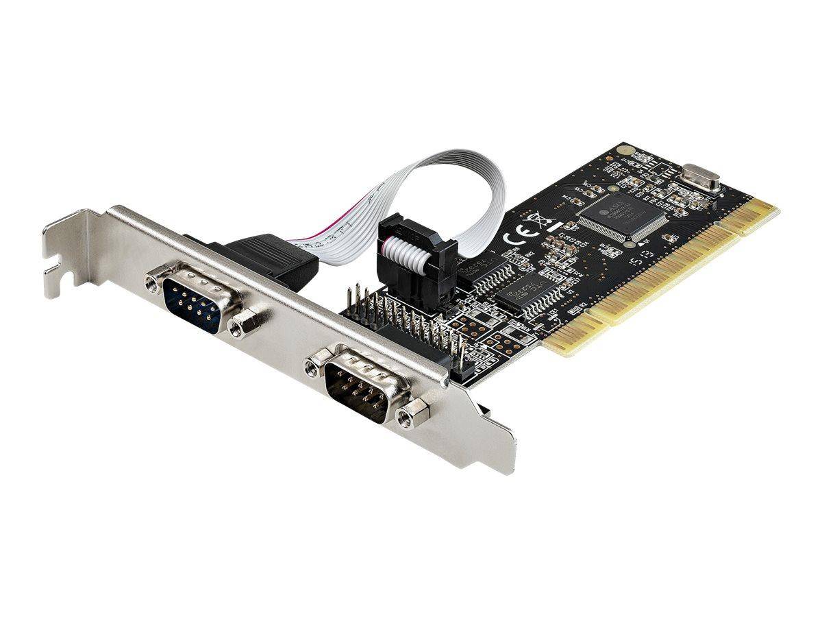 StarTech.com Scheda PCI seriale e parallela con due porte seriali RS232 [DB9] e 1 porta LPT parallela [DB25] - Scheda ad-2