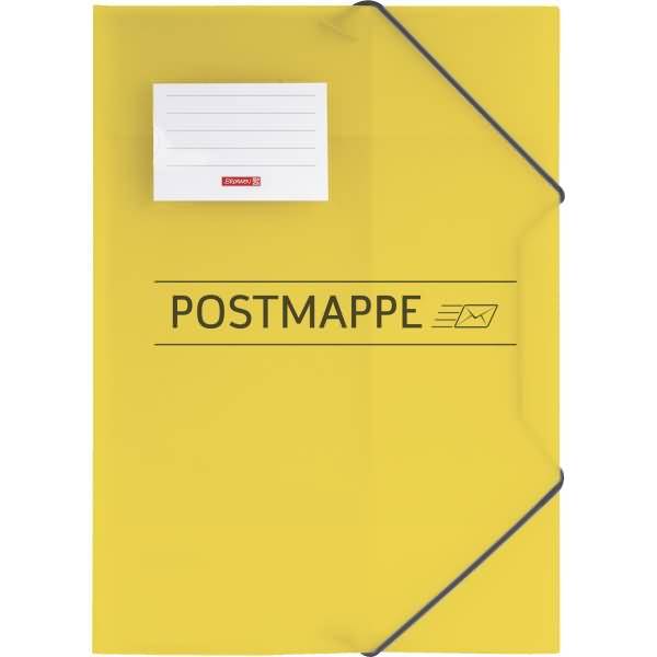 BRUNNEN Cartella per stilografica con morsetto angolare A4 PP, giallo DIN A4 giallo