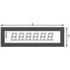 PCE Instruments PCE-BPD-U-46D Strumento di misura digitale da pannello