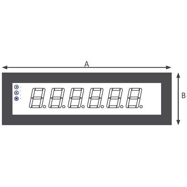 PCE Instruments PCE-BPD-U-46A Strumento di misura digitale da pannello