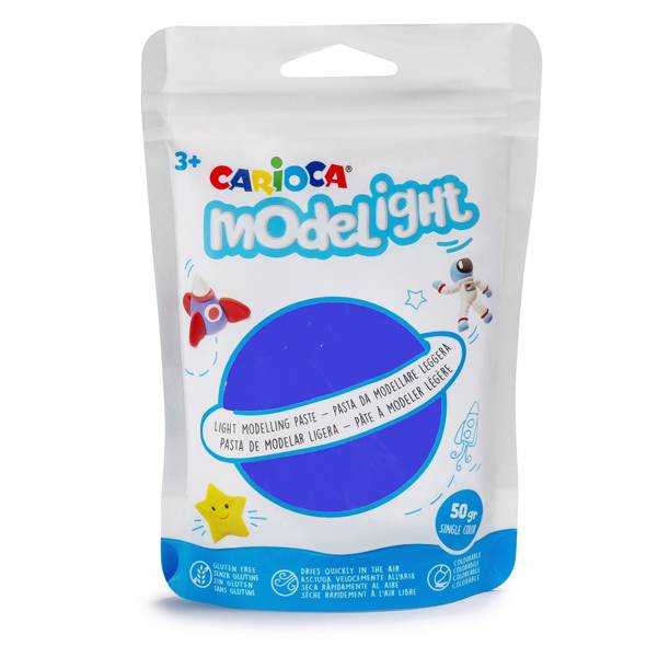 Pasta Model Light Carioca - 50 g - 42686/18 (Blu)-0