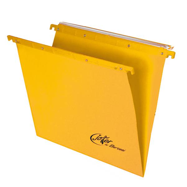 Cartelle Sospese Joker Bertesi - Cassetto - 33 cm - V - 400/330 Link-A5 (Giallo Conf. 25)-0