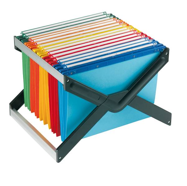 SUPPORTO PER CARTELLE SOSPESE LUXOR CON 10 CARTELLE JOKER 33CM-0