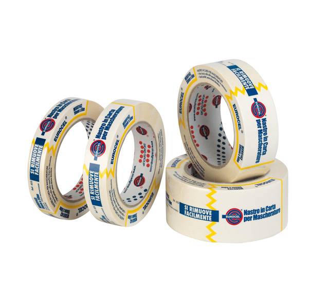 Nastro Adesivo in Carta MSK 6143 Eurocel - 19 mm x 50 m - 010119205 (Beige)-0
