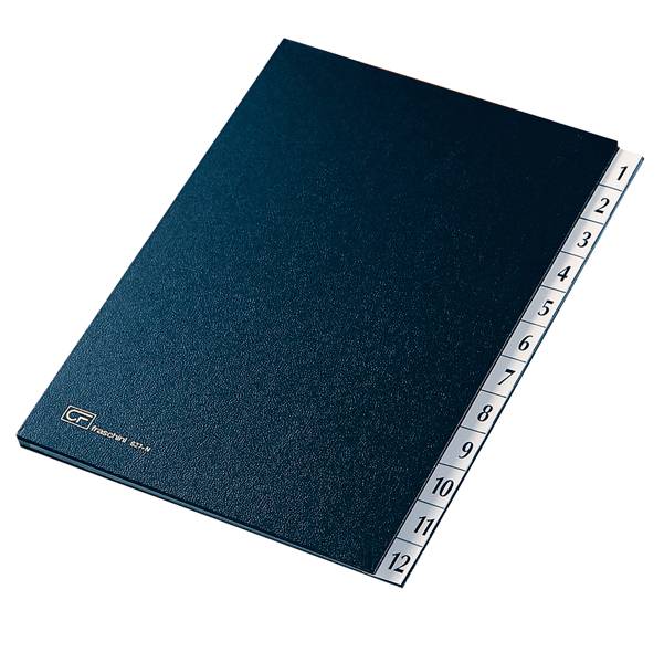 Classificatore Numerico 1-12 Fraschini - 24x34 cm - 627N-BLU (Blu)-0