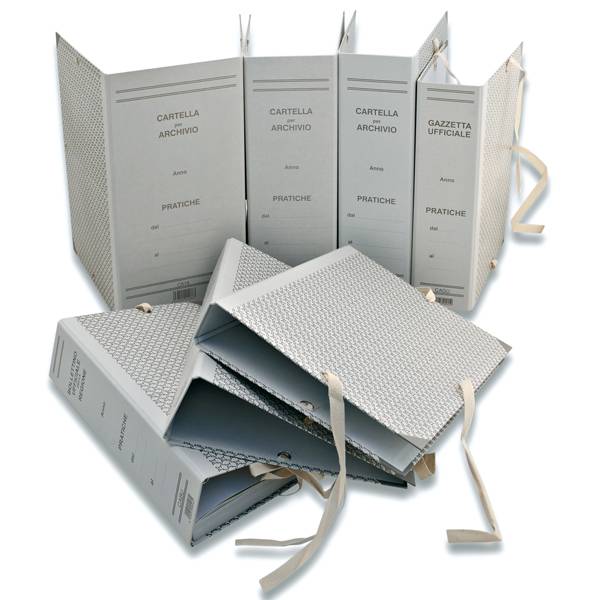 Faldoni Rivestiti in Carta Euro-Cart - Dorso 18 - 25x35 cm - CA18 (Beige Conf. 25)-0