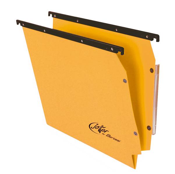 Cartelle Sospese Joker Bertesi - Armadio - 33 cm - V - 414F Link A5 (Giallo Conf. 25)-0