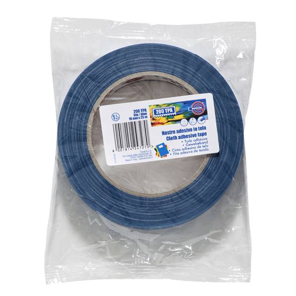 Nastro Adesivo in Tela TPA 200 Eurocel - 19 mm x 25 m - 016613200 (Blu)